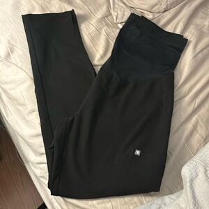 black skinny pants maternity scrubs